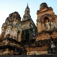 Wat Mahathat in the Sukhothai Historical Park, some 430km north of Bangkok | AFP-JIJI