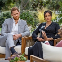 Britain\'s Prince Harry and Meghan, Duchess of Sussex, are interviewed by Oprah Winfrey. | HARPO PRODUCTIONS / VIA REUTERS