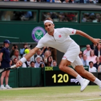 Roger Federer is aiming to compete in both Wimbledon and the 2020 Tokyo Olympics after a 13-month recovery from knee surgeries. | REUTERS