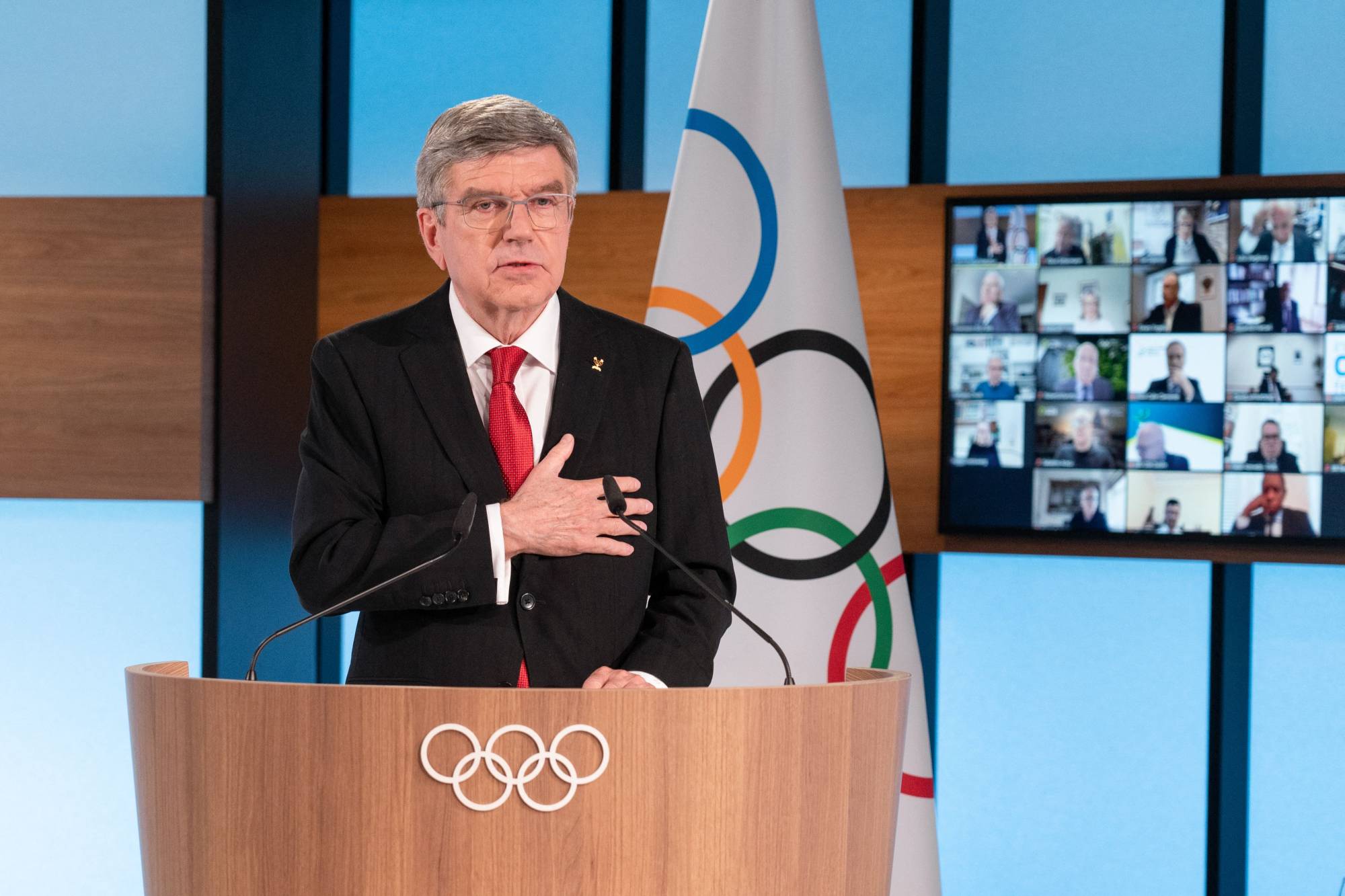 IOC President Bach leads tributes to double Olympic gold medallist