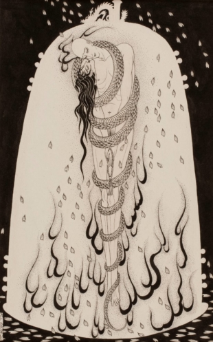 Sayume Tachibana, 'Anchin and Kiyohime' (1926), Yayoi Museum | 