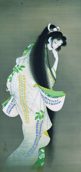 Shoen Uemura, 'Flame' (1918), Tokyo National Museum, on display through April 4 | 