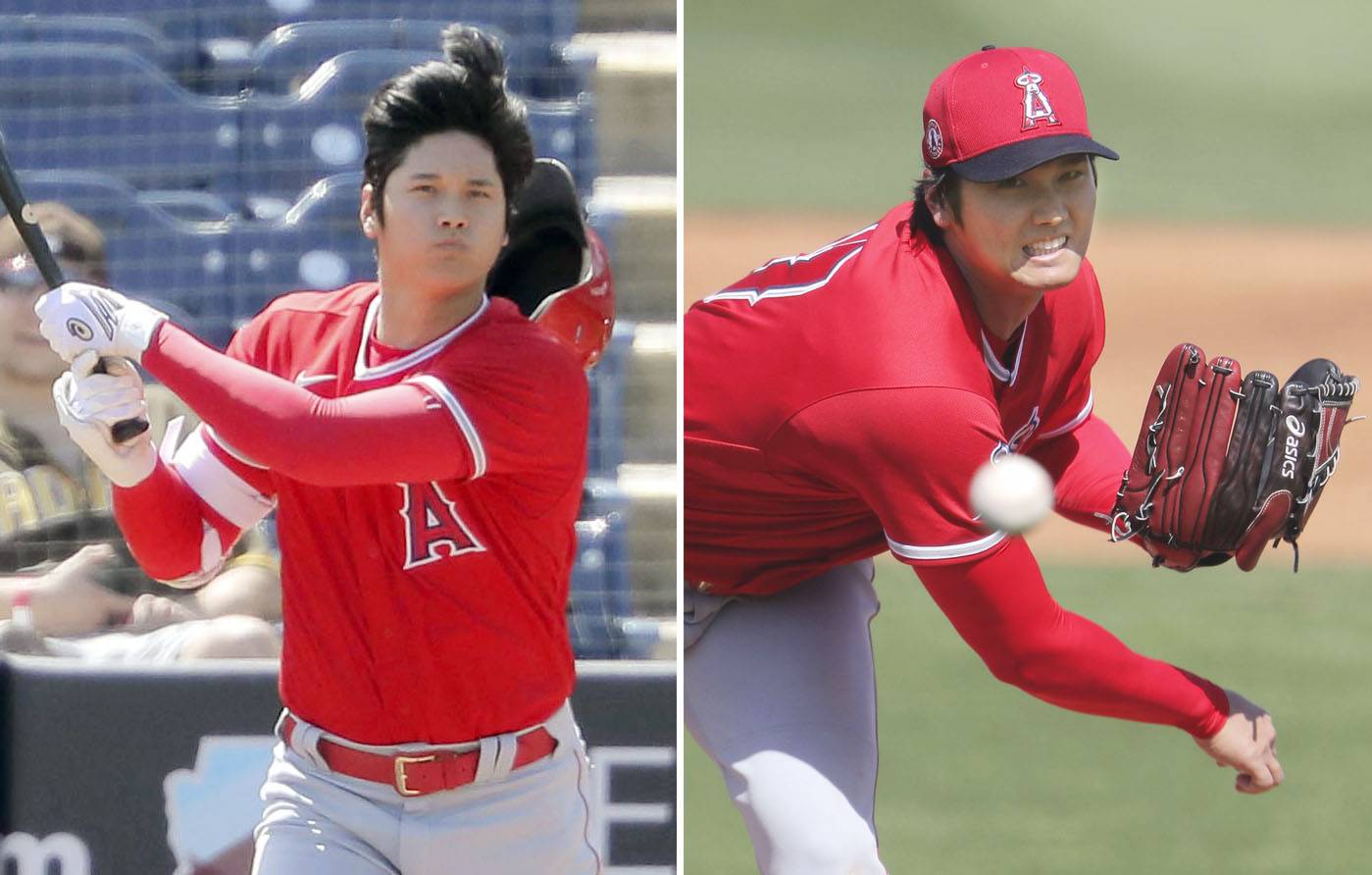Shohei Ohtani puts on show in dual role as starter and leadoff