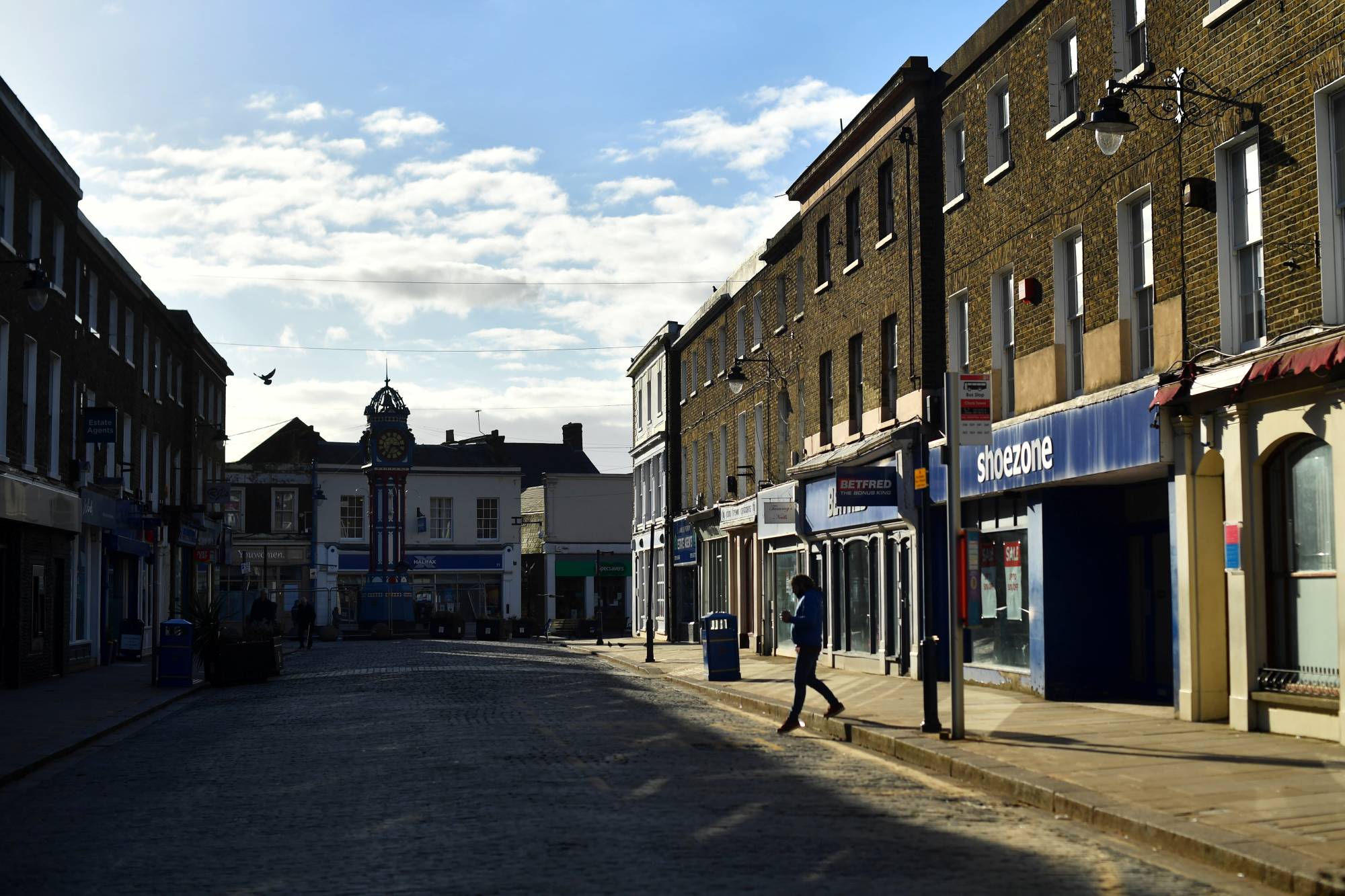 A street in the center of Sheerness, England | REUTERS