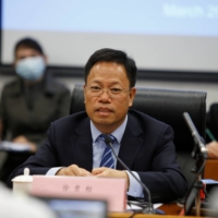 Xu Guixiang, deputy director of Xinjiang\'s publicity department, at a news conference on Xinjiang-related issues in Beijing | REUTERS