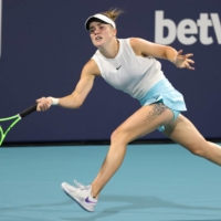 Ukraine\'s Elina Svitolina is one of several players at the Miami Open who have expressed reluctance to receive a COVID-19 vaccine. | USA TODAY / VIA REUTERS