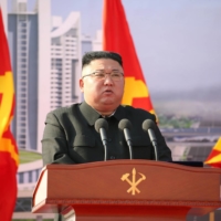 North Korean leader Kim Jong Un attends an event in Pyongyang on Saturday.  | KCNA / VIA REUTERS 
