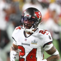 Buccaneers cornerback Carlton Davis plays during Super Bowl LV in Tampa, Florida, on Feb. 4.  | USA TODAY / VIA REUTERS