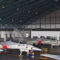 Mechanics repair F-CK-1 Ching-kuo Indigenous Defence Fighters at an Air Force base in Tainan, Taiwan, on Jan. 26. | REUTERS