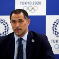Koji Murofushi stepped down as sports director of the Tokyo Olympics to take over as commissioner of the Japan Sports Agency in October. | REUTERS