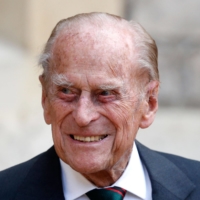 Prince Philip takes part in the transfer of the Colonel-in-Chief of The Rifles ceremony at Windsor Castle in July 2020. | POOL / VIA AFP-JIJI