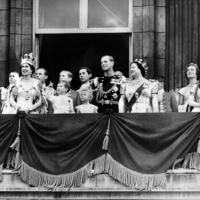 The royal family poses on a balcony of London\'s Buckingham Palace, on Coronation day, June 2, 1953.  | VIA AFP-JIJI