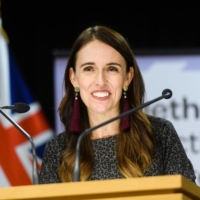 New Zealand Prime Minister Jacinda Ardern has called climate change the \"nuclear free moment of our generation.\" | BLOOMBERG