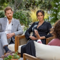 Britain\'s Prince Harry and Meghan, Duchess of Sussex, are interviewed by Oprah Winfrey in this undated handout photo.  |  HARPO PRODUCTIONS/JOE PUGLIESE/ HANDOUT VIA REUTERS/FILE PHOTO