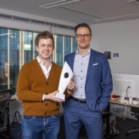 Bisu co-founders Daniel Maggs and Wojciech Bula want to help anyone better understand their health condition. | DERMOT KILLORAN / CALDERWOOD IMAGES