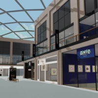 A shopping mall for non-fungible tokens within the virtual world Decentraland  | MARTIN SHIBUYA, ART DIRECTOR / THE DECENTRALAND FOUNDATION / VIA REUTERS  
