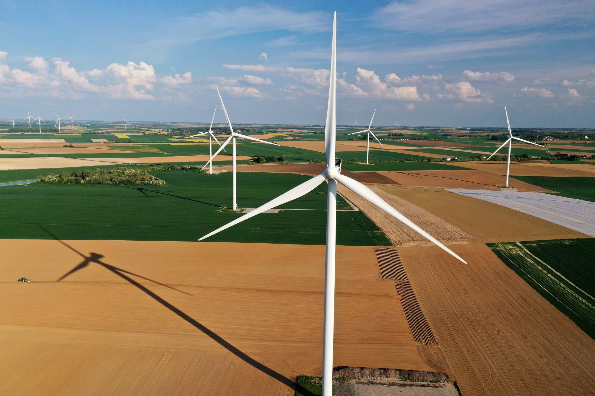 A wind farm in Graincourt-les-Havrincourt, France | REUTERS 