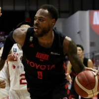 Alvark forward Deshaun Thomas had a late start to the season due to travel restrictions put in place due to COVID-19. | KAZ NAGATSUKA
