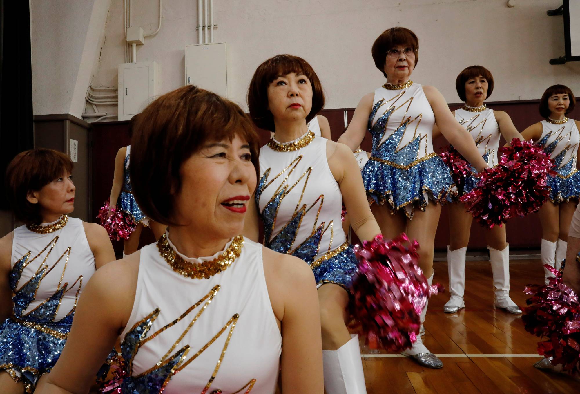Members of Japan Pom Pom have described being met with a negative response from other older people in Japan. | Reuters