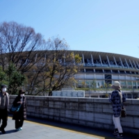 A no-fly zone will be set up above the National Stadium and other venues of the Tokyo Olympics and Paralympics from July 21 through Sept. 5.  | REUTERS