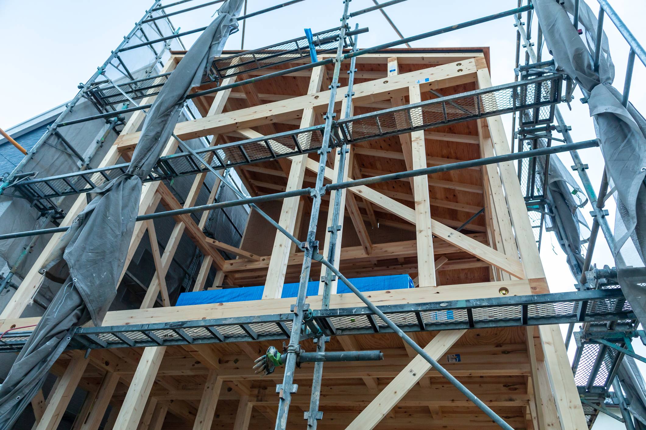 From the ground up: The open-plan style that was popular overseas is often eschewed for extra walls in order to produce more rooms in Japan. | GETTY IMAGES
