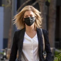 Lori Wright, vice president of Xbox business development at Microsoft Corp., arrives at a U.S. district court in Oakland, California, to testify in a case pitting Epic Games against Apple.  | BLOOMBERG