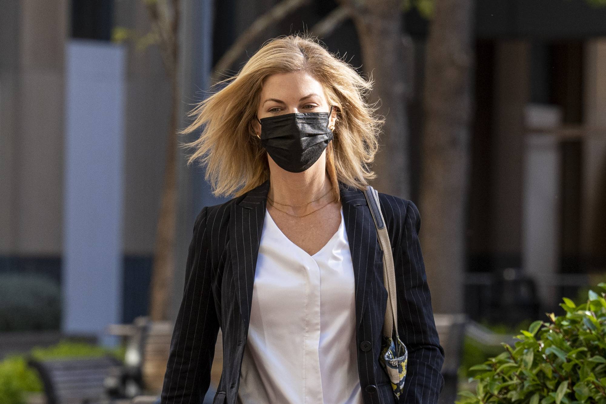 Lori Wright, vice president of Xbox business development at Microsoft Corp., arrives at a U.S. district court in Oakland, California, to testify in a case pitting Epic Games against Apple.  | Bloomberg