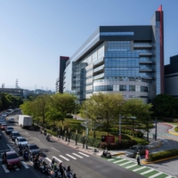 The Taiwan Semiconductor Manufacturing Co. headquarters in Hsinchu | BLOOMBERG 