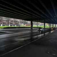 An underpass below the I-81 freeway in Syracuse, New York | REUTERS