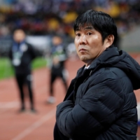 Japan manager Hajime Moriyasu\'s team will face Honduras in Osaka as part of its preparations for the Tokyo Games. | REUTERS