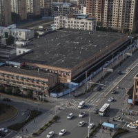 The Huanan seafood market in Wuhan, China | BLOOMBERG 