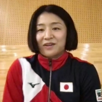 Tsukasa Yoshida speaks during an online interview on Wednesday. | KYODO