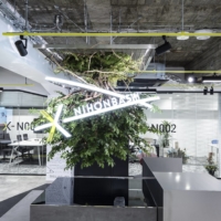 Mitsui Fudosan Co.\'s X-Nihonbashi project offers office space and other facilities for space industry startups in a bid to attract aerospace players to the district. | COURTESY OF MITSUI FUDOSAN
