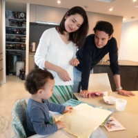 Miori Hiramoto gave birth to her first child in Tokyo in April 2020.  | MARA BUDGEN
