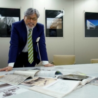 Japanese architect Paul Noritaka Tange says he saw his father, Kenzo Tange, who designed the aquatics venue for the 1964 Olympics, as \"the Master.\" | REUTERS