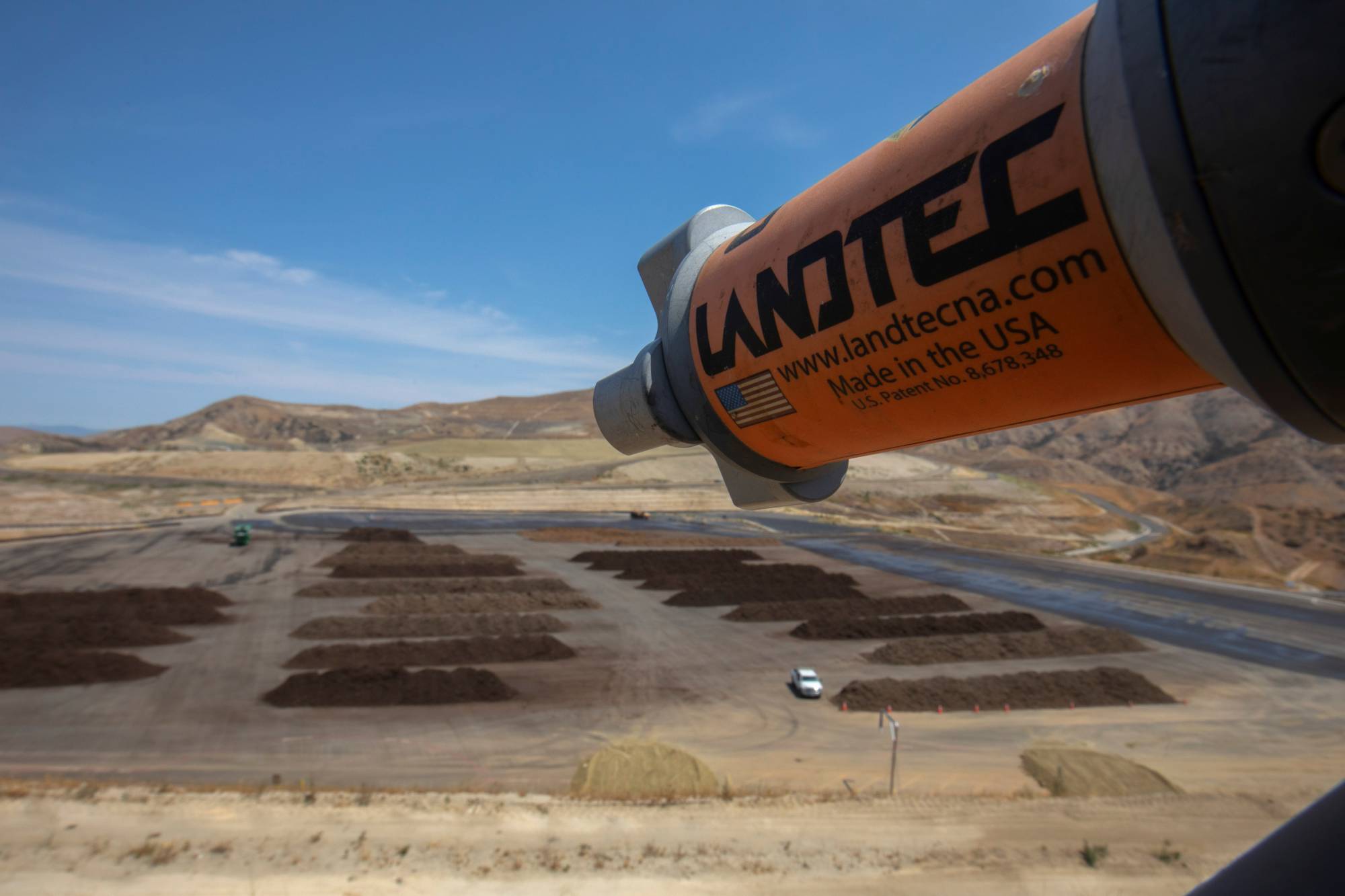 A gas collection well head at the Frank R. Bowerman landfill composting area in Irvine | Reuters 