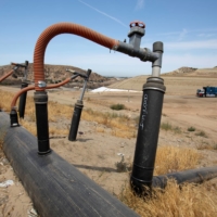 Gas collection well heads at the Frank R. Bowerman landfill in Irvine | REUTERS 
