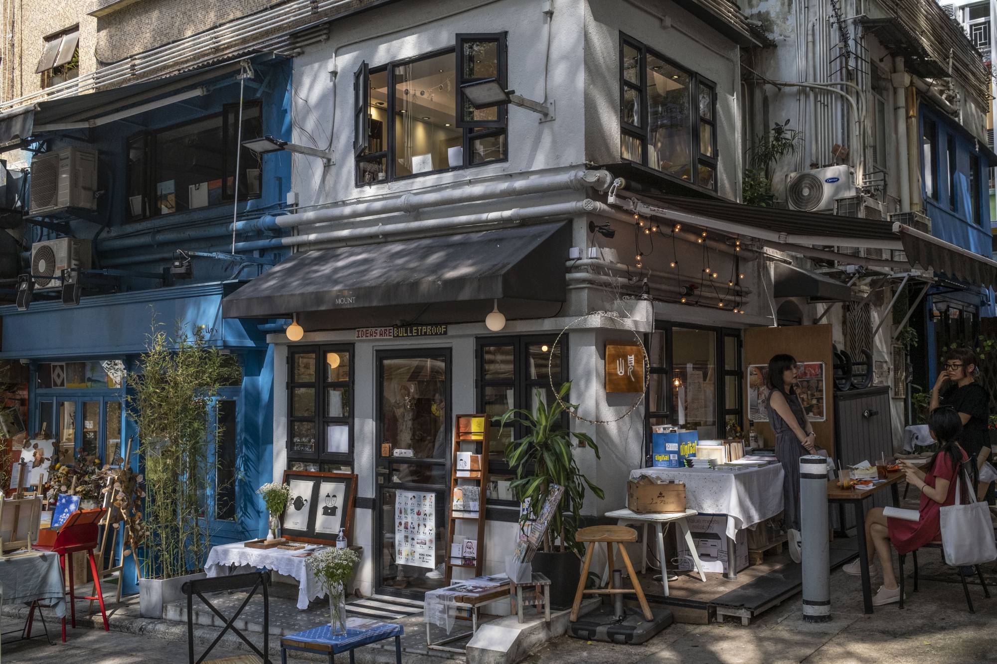 Mount Zero, an independent bookstore in Sheung Wan, Hong Kong. Many independent bookstores have strengthened their resolve to connect with their readers and crystallized their roles as vibrant community hubs.  | LAM YIK FEI / THE NEW YORK TIMES