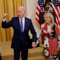 U.S. first lady Jill Biden, no President Joe Biden, will likely visit Japan for the Tokyo Olympics, according to the Yomiuri Shimbun. | REUTERS 