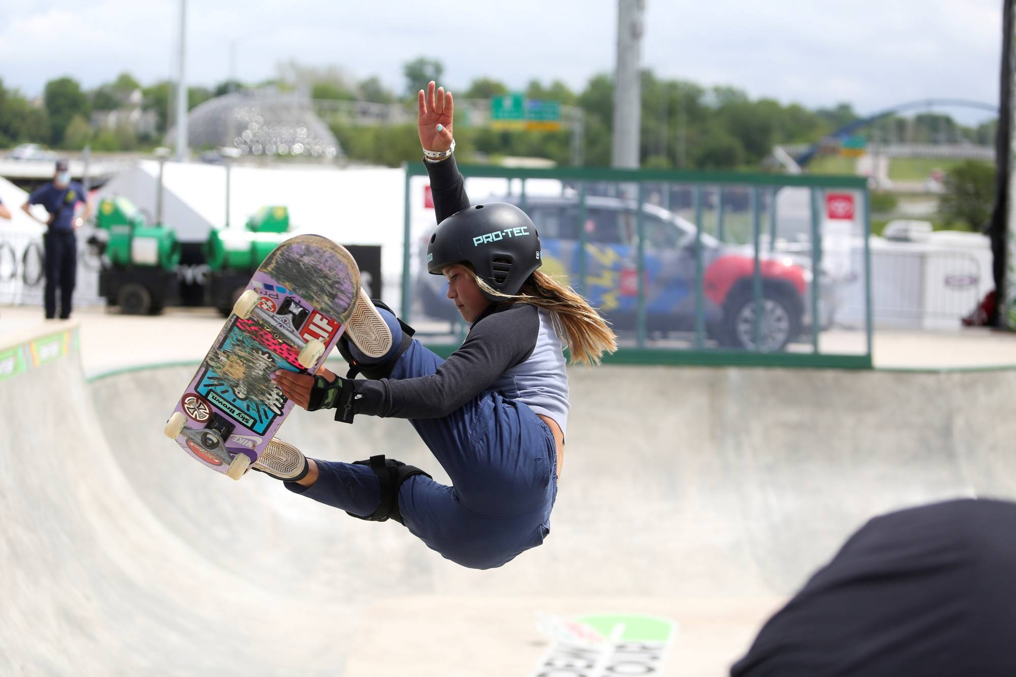 British skateboarder Sky Brown | REUTERS