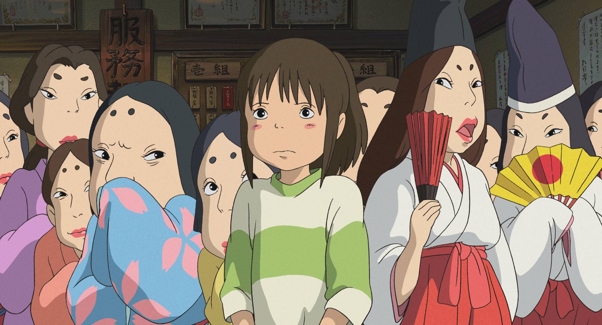 Let them talk: Many of Hayao Miyazaki’s animated films feature young women as protagonists, including Chihiro, a spoiled girl who enters a land of spirits and learns to fend for herself in “Spirited Away.” | STUDIO GHIBLI