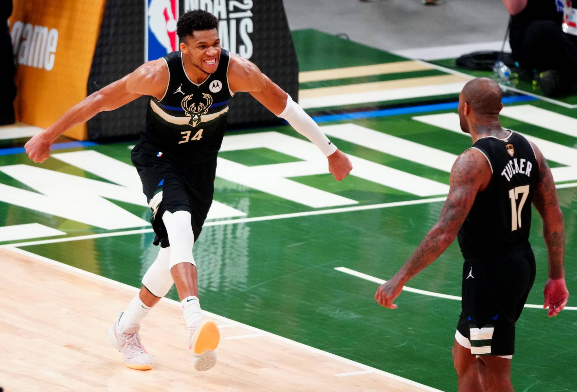 Giannis Antetokounmpo called out 'super teams' after winning an