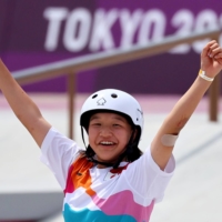 Thirteen-year-old Momiji Nishiya gave host nation Japan more to cheer about in the Olympic skateboarding competition on Monday in Tokyo. | REUTERS