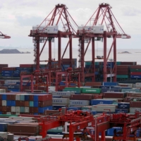 Containers at the Yangshan deep-water port in Shanghai | REUTERS 