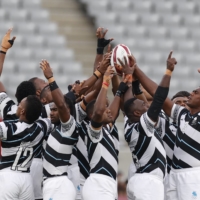 Fiji players pray before their match against New Zealand. Someone heard them as they beat New Zealand to get the gold medal for rugby sevens. | REUTERS
