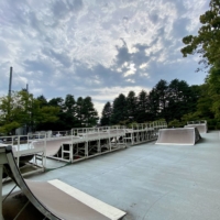 A skate park at Tokyo’s Komazawa Olympic Park | KAZ NAGATSUKA
