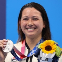 Swimmer Siobhan Haughey of Hong Kong has won silver in the women’s 100- and 200-meter freestyle at the Tokyo Olympics. | REUTERS