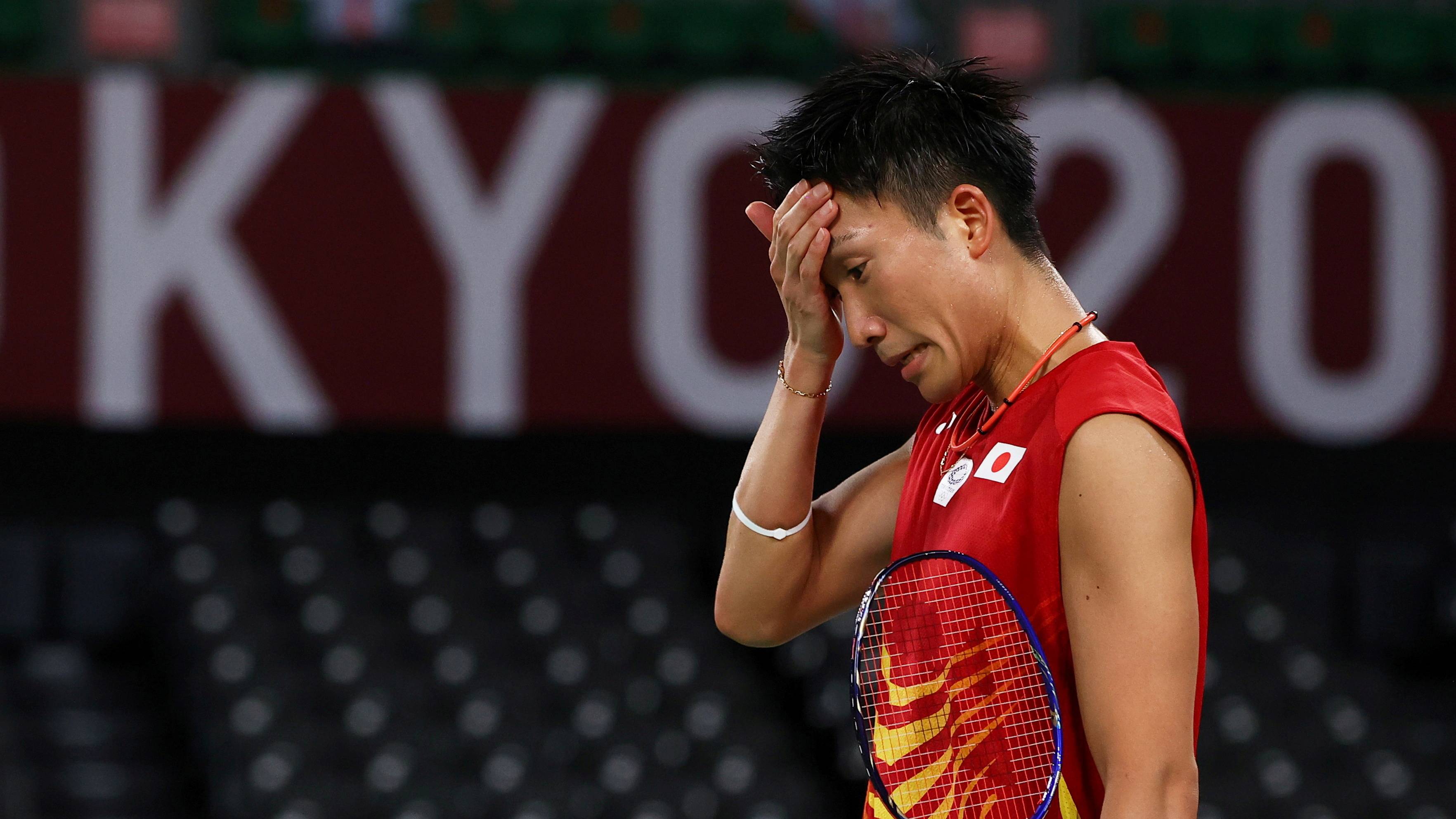 World badminton No. 1 Kento Momota lost to 38th-ranked South Korean Heo Kwang-hee in the group stage of the Tokyo Games.  | REUTERS