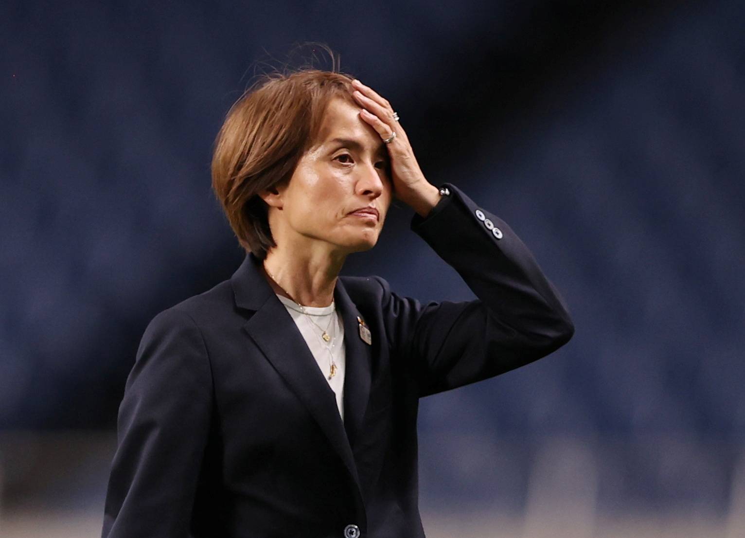 Nadeshiko Japan head coach Asako Takakura will reportedly be let go next month after failing to lead the team to a medal at the Olympics. | Reuters