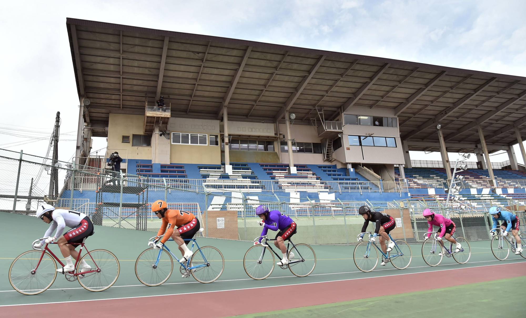 With races held multiple times per day year-round, professional keirin riders compete more frequently than athletes in any other individual sport. | KYODO